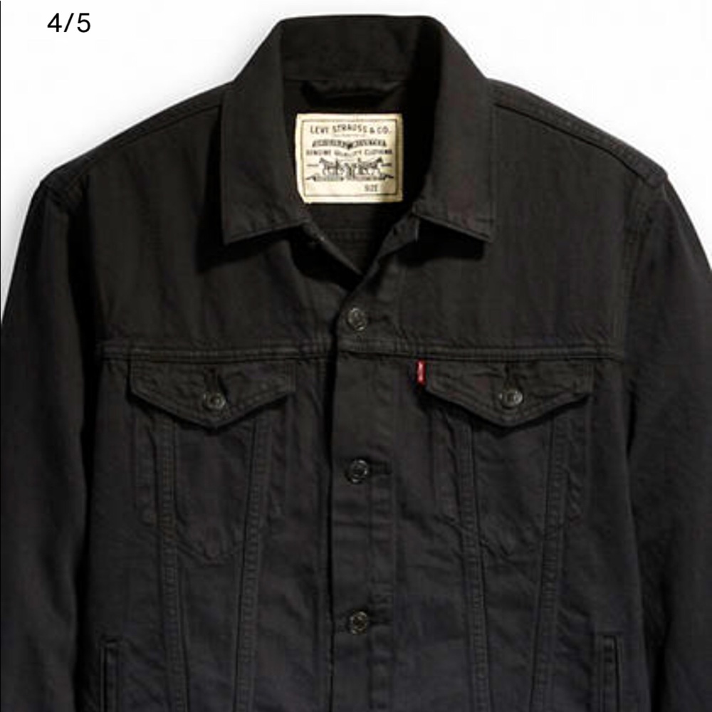 Levi Black Jean Jacket